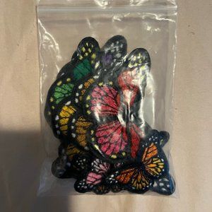 18 pack of Sew on Butterfly Decals